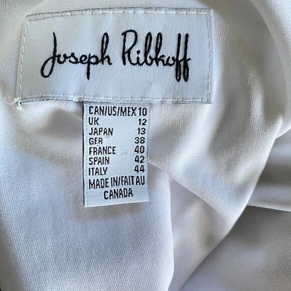 Joseph Ribkoff knee Length Floral Sheath Dress 10 - Picture 10 of 13